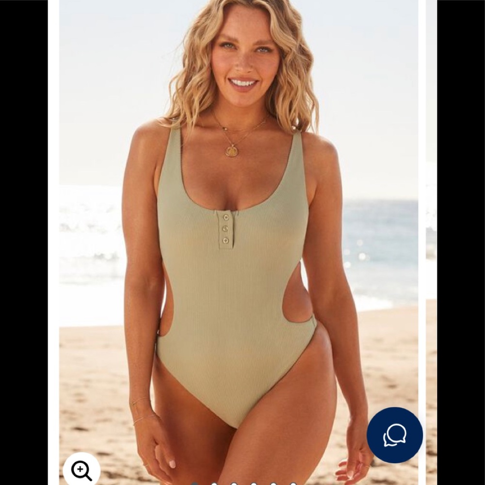 Ribbed one piece